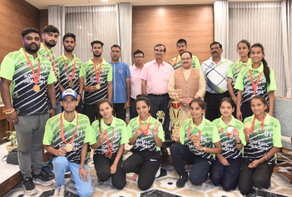 JP Nadda congratulates Himachal Korfbal team on winning