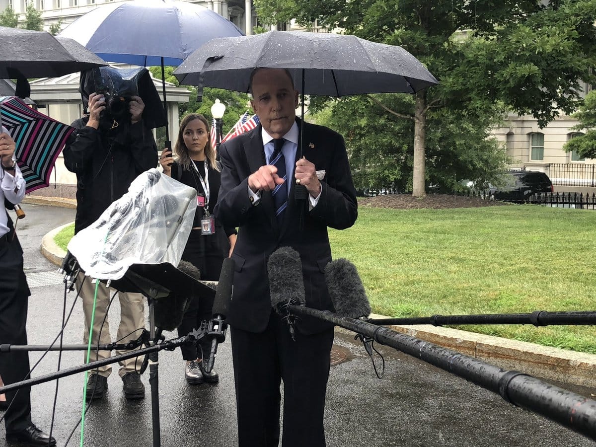 US President Donald Trump does not make up things said his Chief Economic Advisor Larry Kudlow 