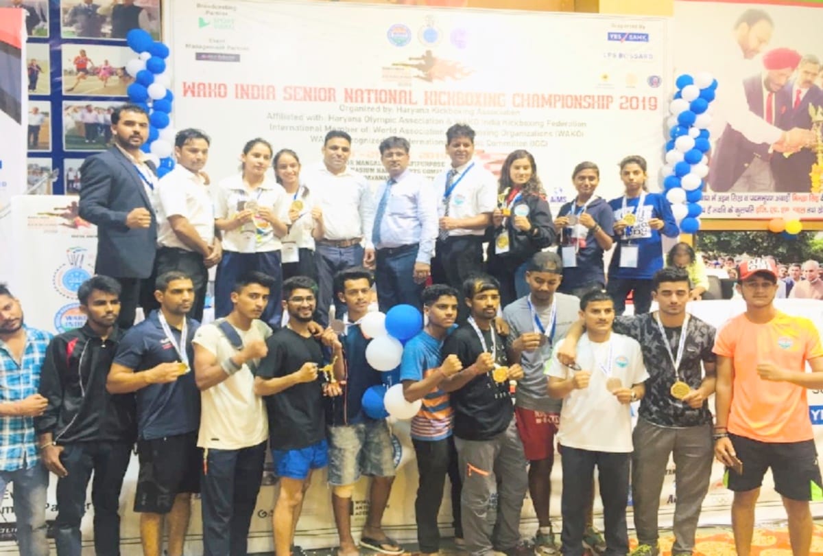 Himachal won seven gold medal in Kickboxing