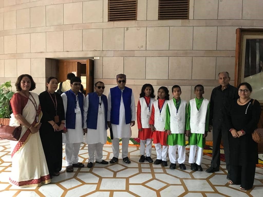 PM Narendra Modi impressed by NIEPVD Dehradun students music