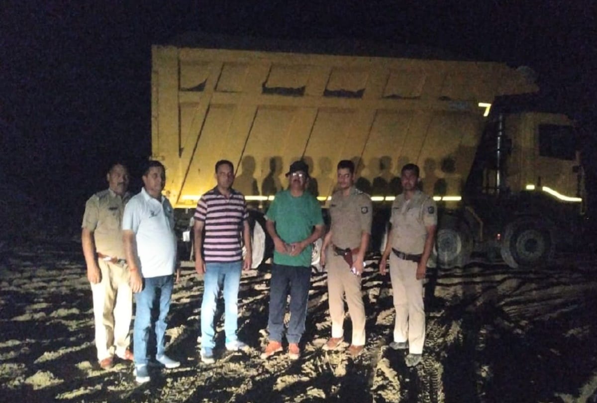illegal mining: police seized eight overlord tipper in una himachal
