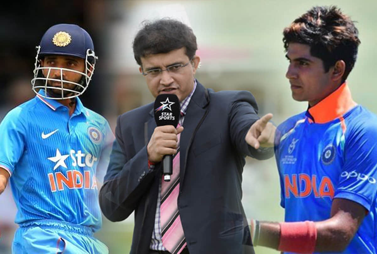 Sourav Ganguly surprised by absence of Shubman Gill Ajinkya Rahane in ODI squad for West Indies tour