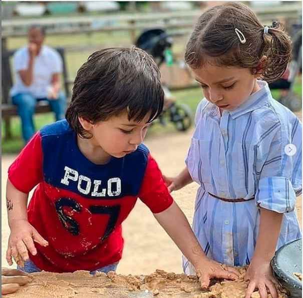 taimur ali khan and inaya naumi enoying in farm in london with kareena kapoor and soha ali khan