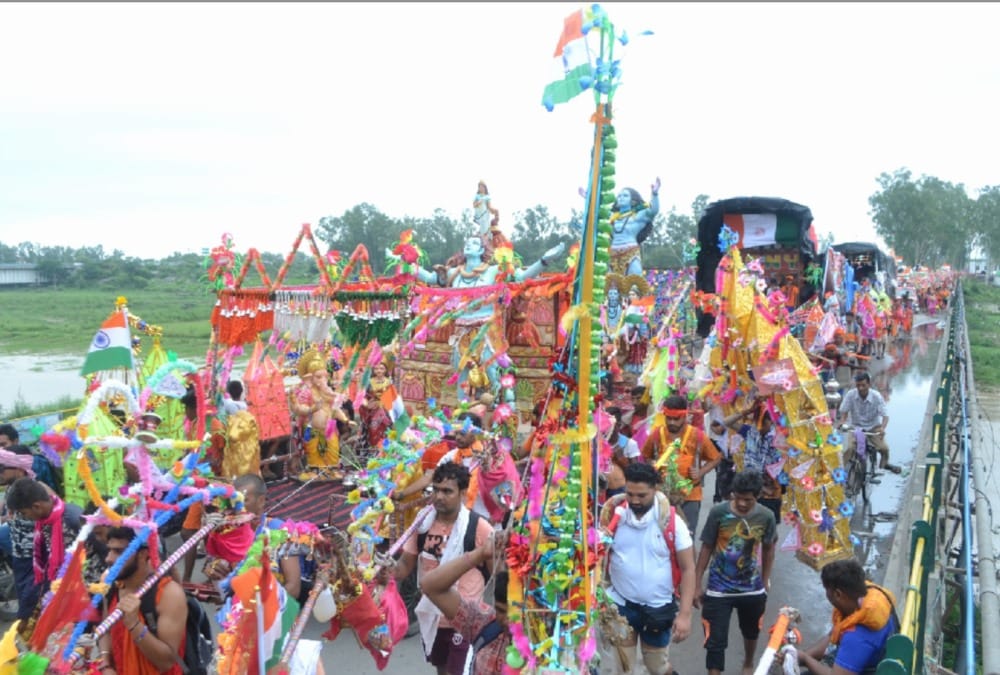 kanwad yatra 2019 Make new record three crore kanwadia reached haridwar