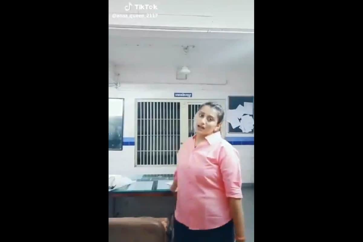 Tik Tok: Gujarat woman cop suspended for dancing, recording video in police station