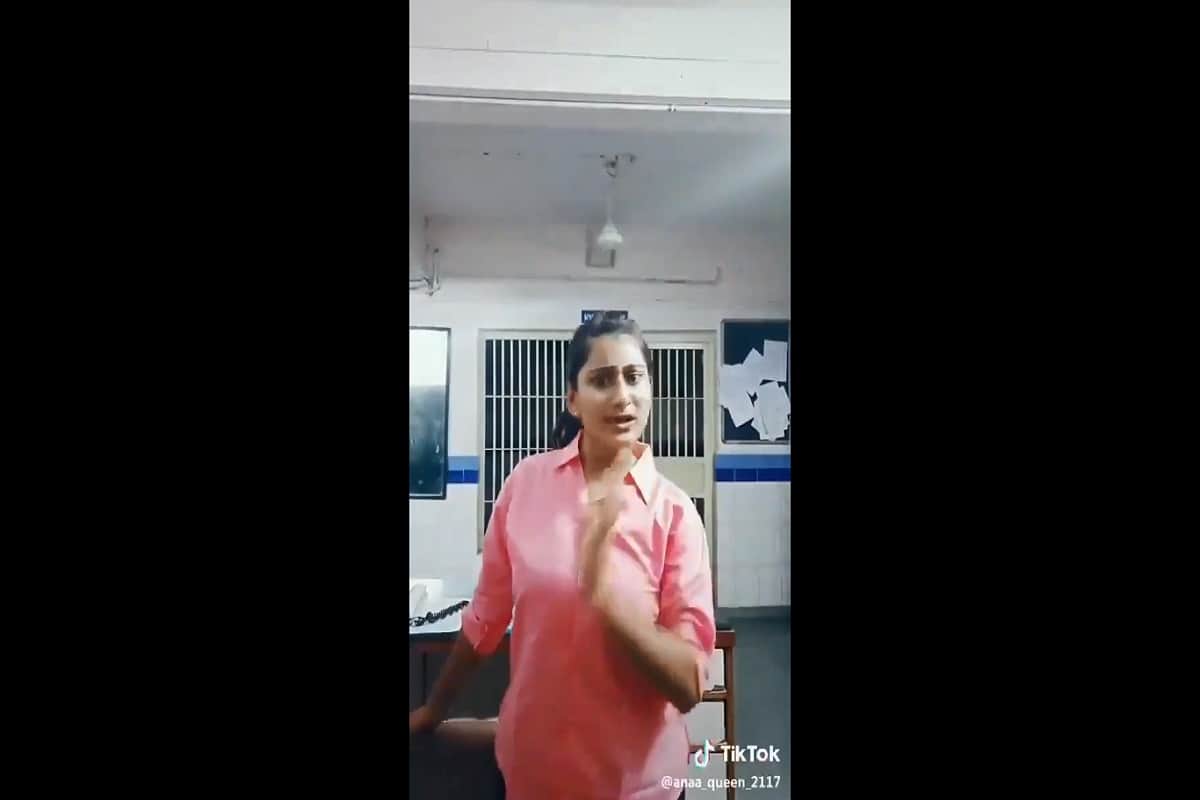 Tik Tok: Gujarat woman cop suspended for dancing, recording video in police station