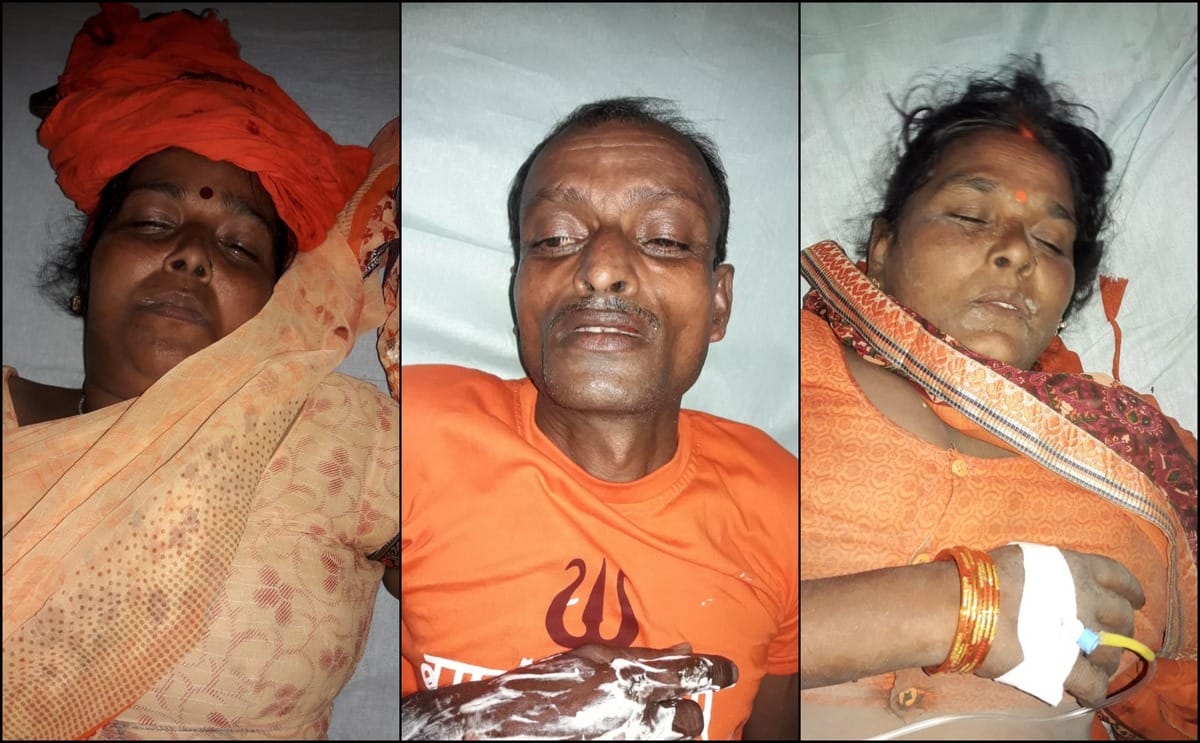 High tension wire break on devotee pickup woman died and 5 injured in ballia