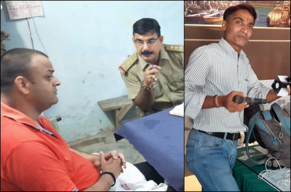 Dr. reena singh death case dr. alok singh supporter misbehave with journalist in varanasi
