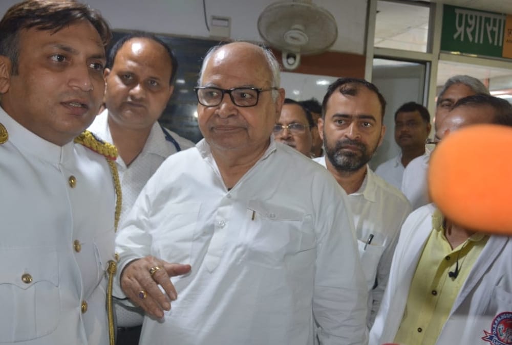 vidhansabha speaker falls ill.
