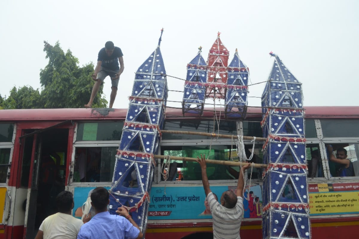kawad yatra 2019: public panic due to traffic jam in after making Delhi-Meerut highway one way
