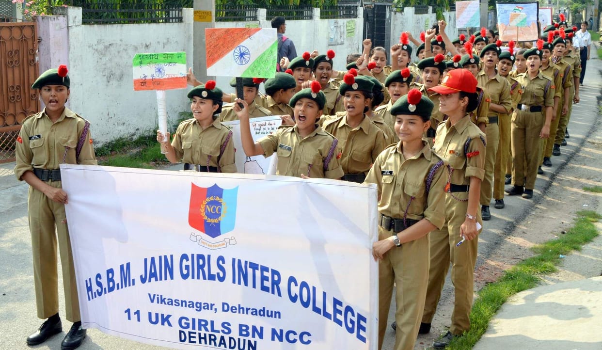 NCC Cadets Awareness Rally