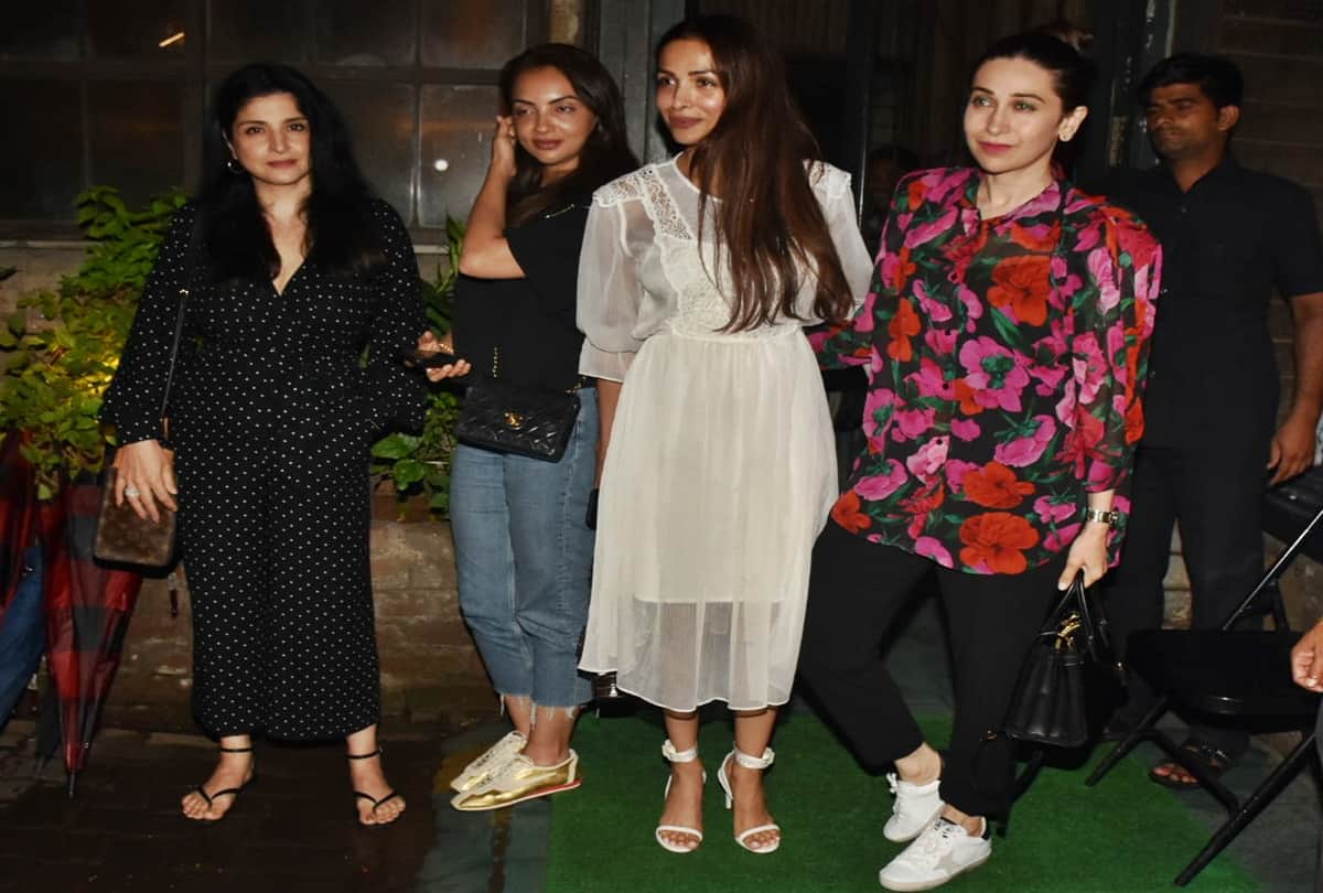 Malaika Arora, Amrita Arora and Karisma Kapoor planned a fun get-together in Mumbai