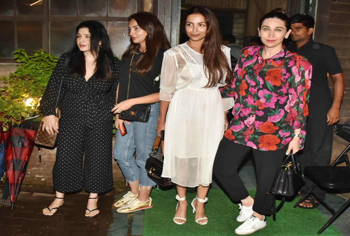 Malaika Arora, Amrita Arora and Karisma Kapoor planned a fun get-together in Mumbai