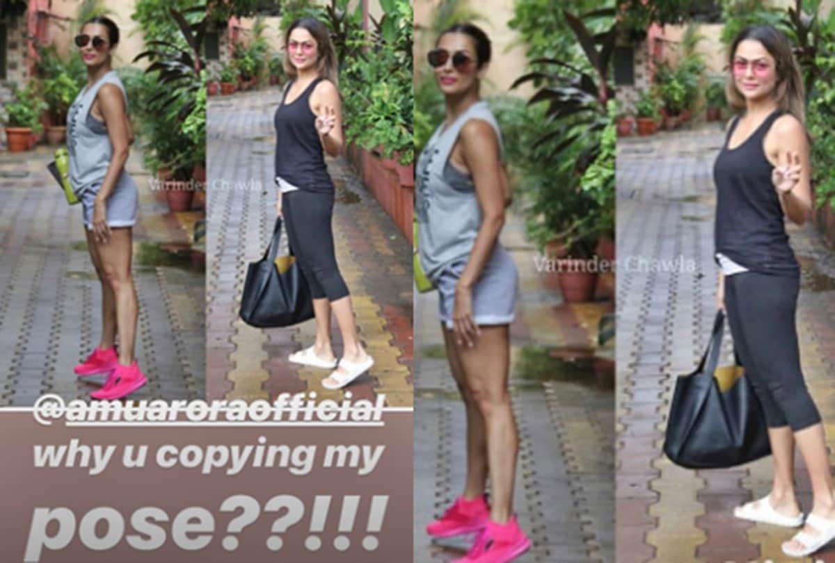 Malaika Arora Comments to Amrita Arora for copied her pose