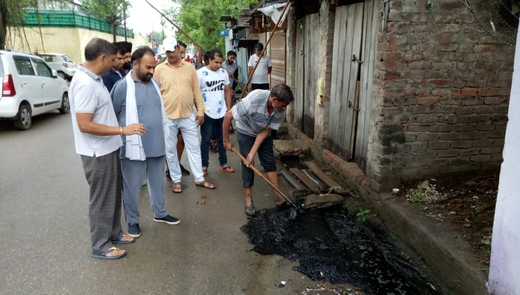 drain blockes in rs pura