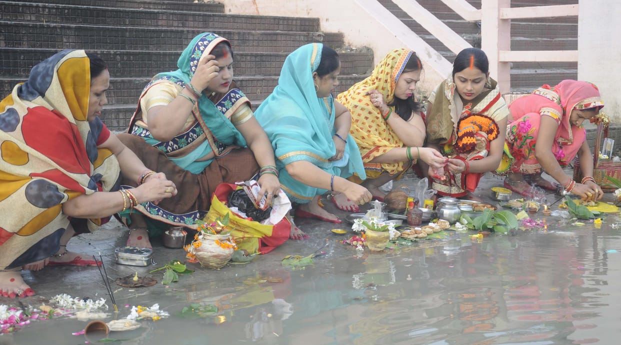 Women keep fasting for happiness and prosperity Ashish