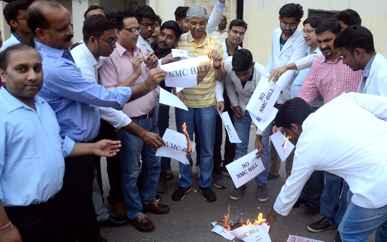 Doctors copied the NMC bill