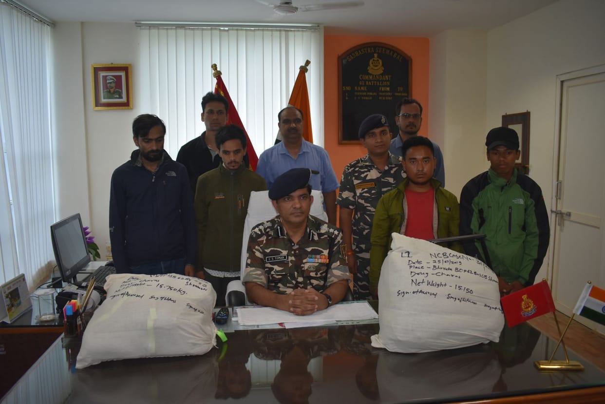Four smugglers arrested with 31 kg charas