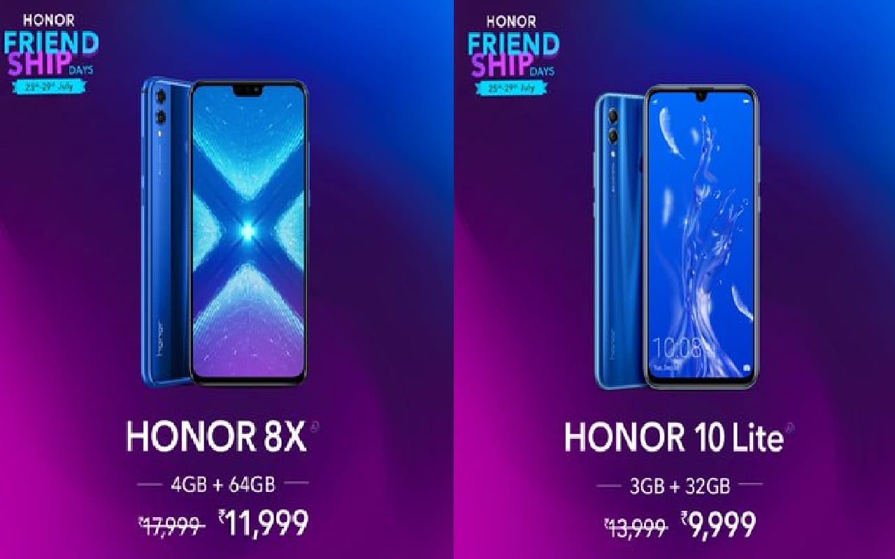 Honor Friendship Days Sale: Buy Honor View 20, Honor 10 Lite, Honor Play, More Discounted on Amazon