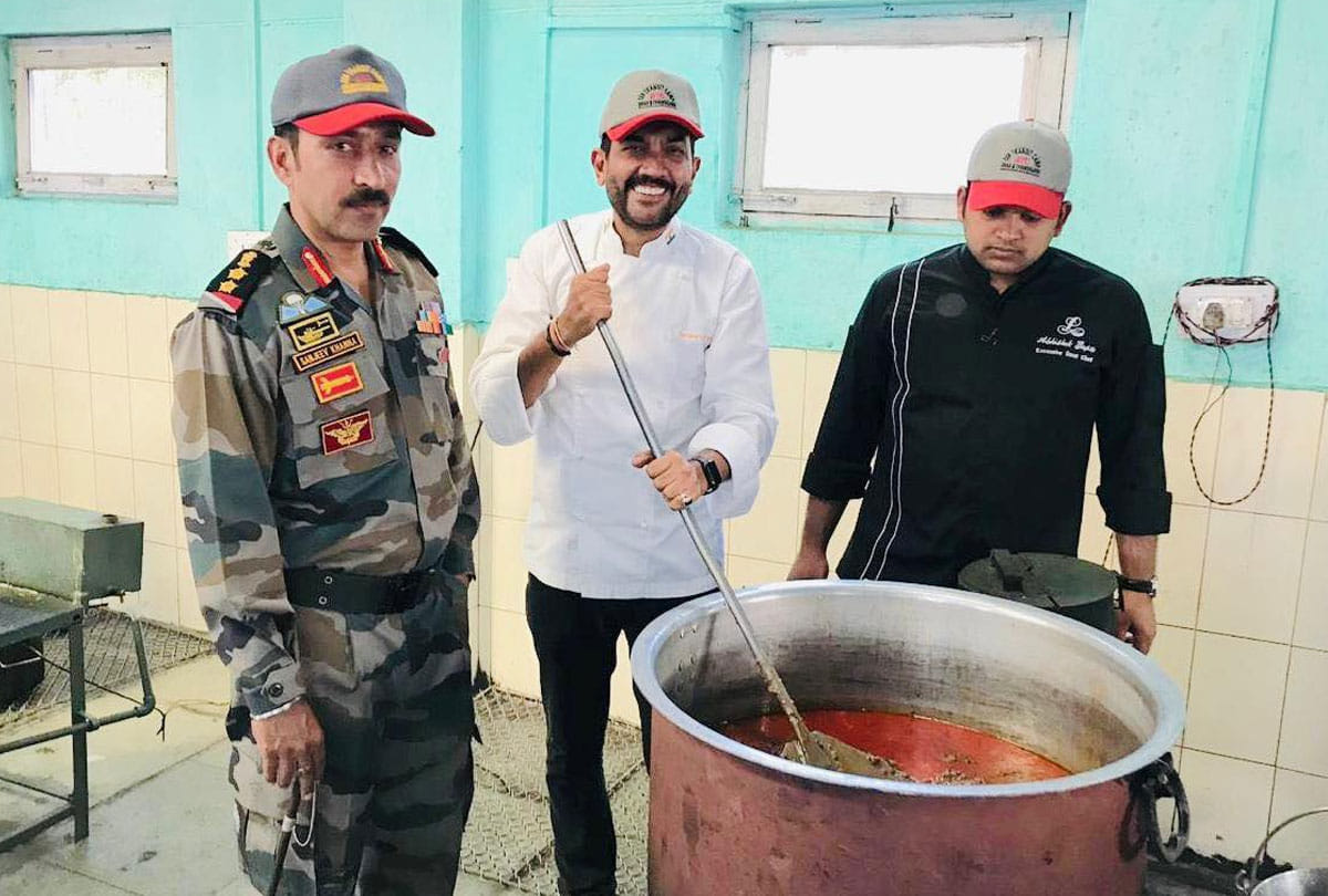chef Sanjeev Kapoor Prepares Dinner for Kargil Vijay Diwas, ‘Tiranga kheer’ at Drass to mark victory
