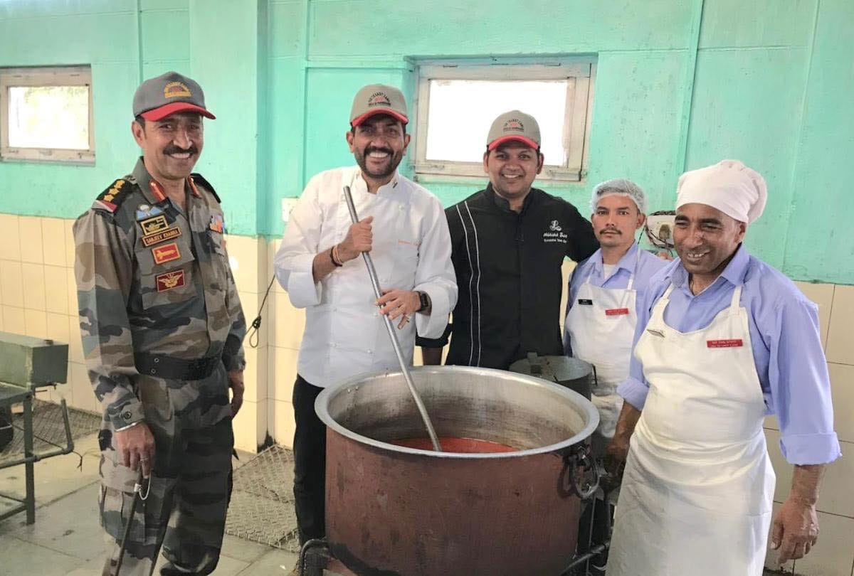 chef Sanjeev Kapoor Prepares Dinner for Kargil Vijay Diwas, ‘Tiranga kheer’ at Drass to mark victory
