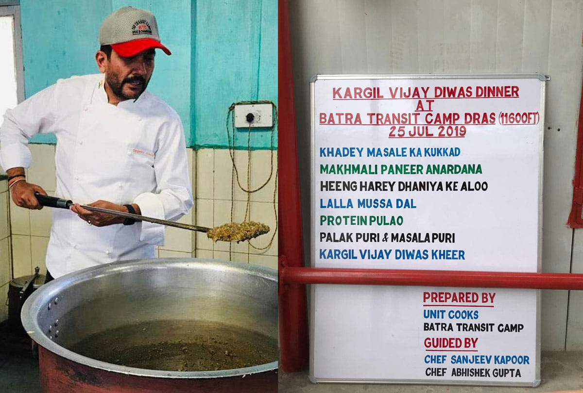 chef Sanjeev Kapoor Prepares Dinner for Kargil Vijay Diwas, ‘Tiranga kheer’ at Drass to mark victory