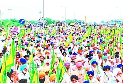 Farmers Protest On Bathinda-Chandigarh National Highway