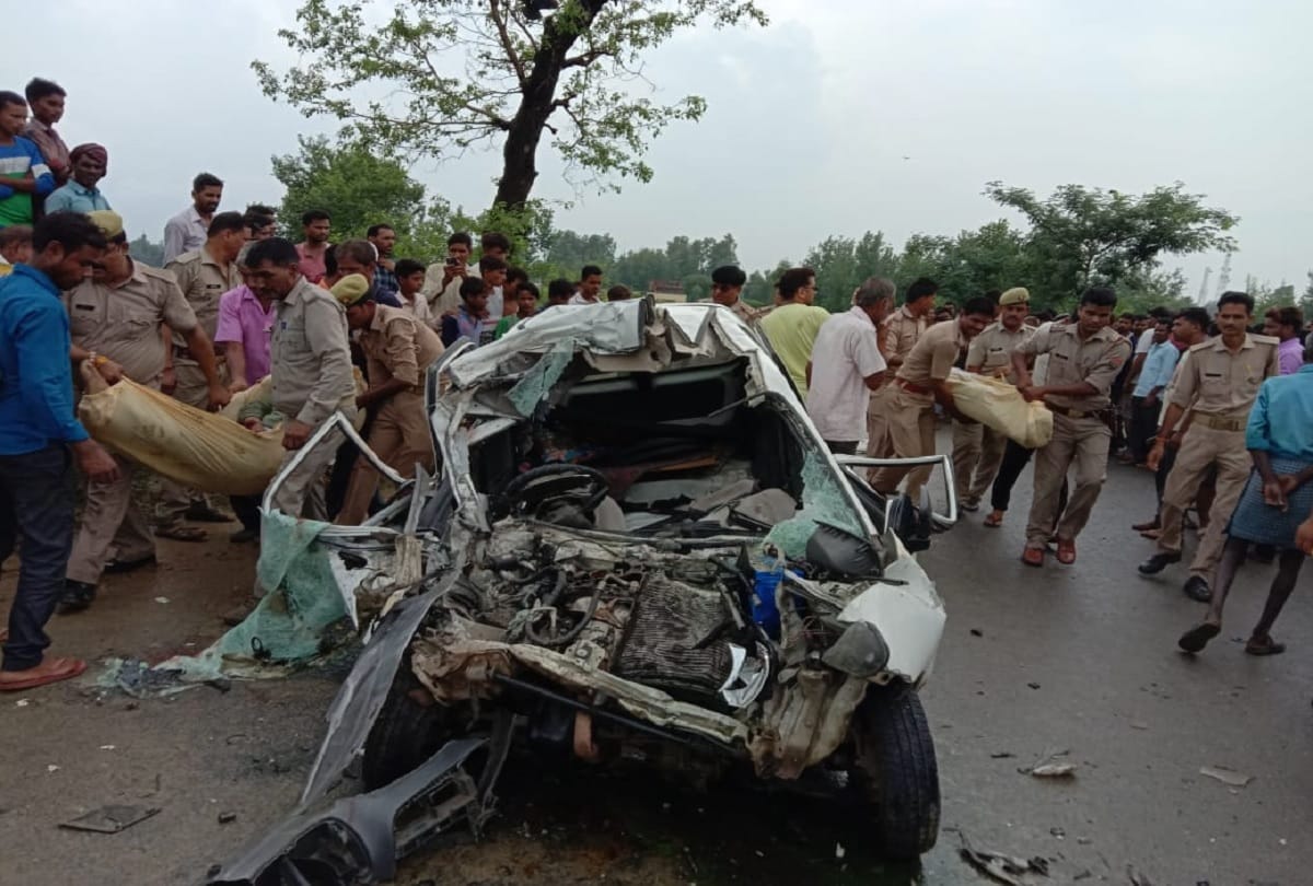 big road accident in pilibhit of uttar pradesh