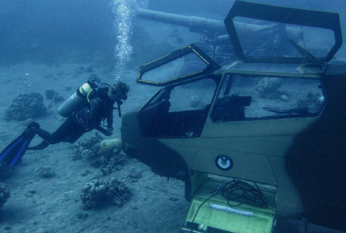 Worlds first underwater military museum built in jordan