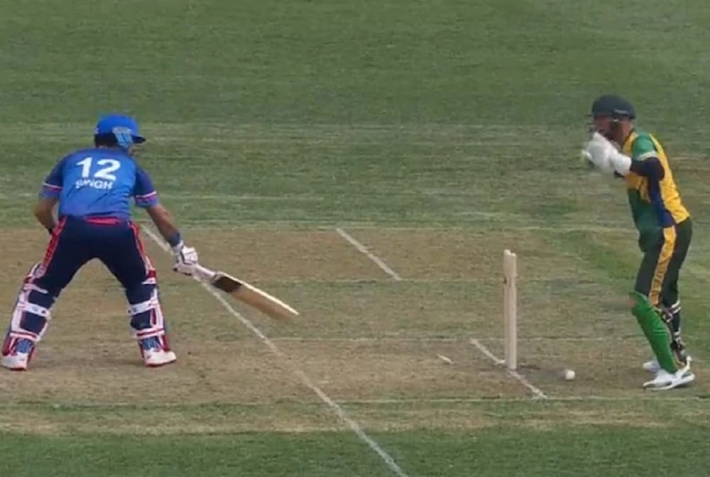 Yuvraj Singh's Bizarre Dismissal In Global T20 Canada Debut Game, Watch video 