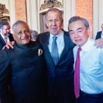 ब्रिक्स के देशों के विदेश मंत्रियों के साथ वीके सिंह