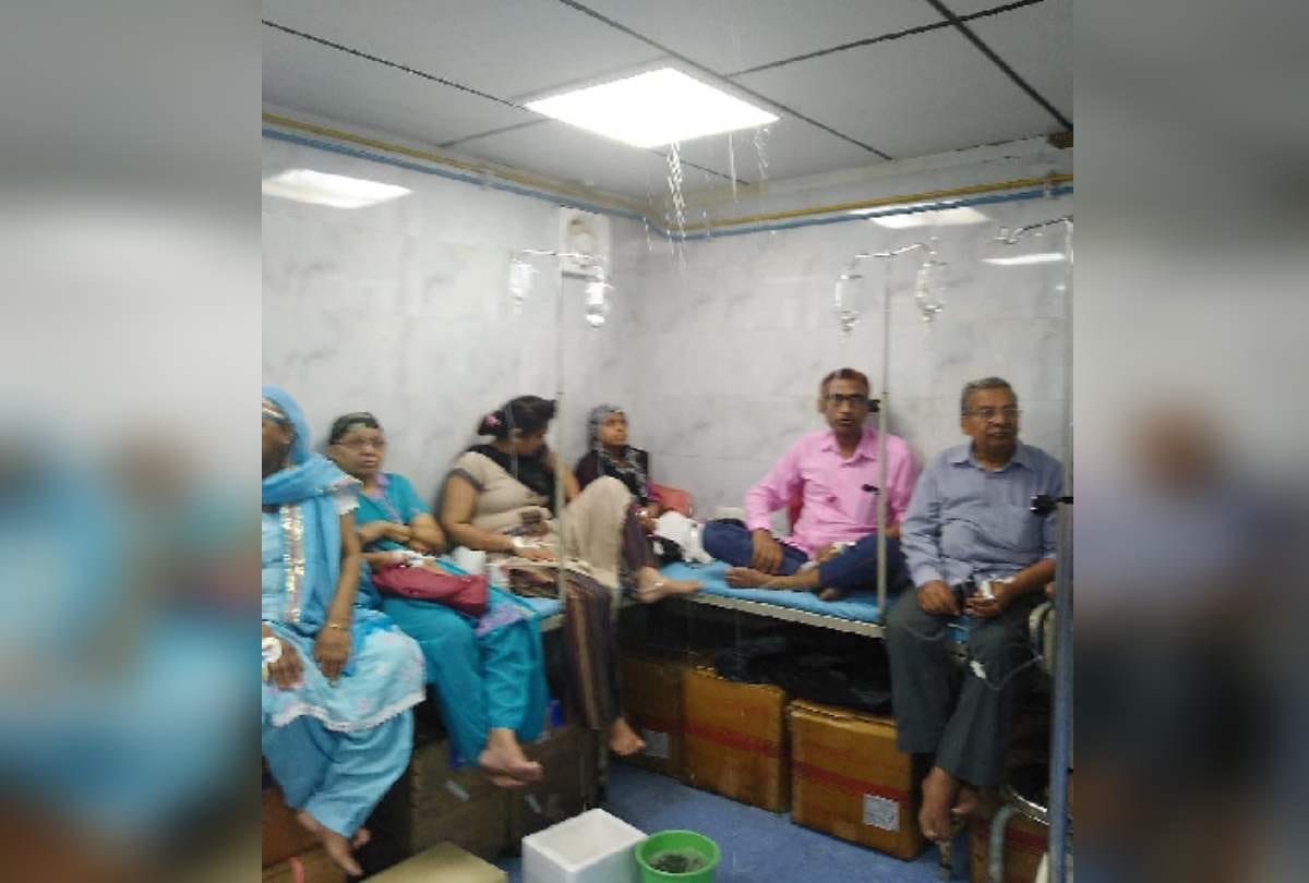 Delhi AIIMS Condition: Patients taking chemotherapy started falling water