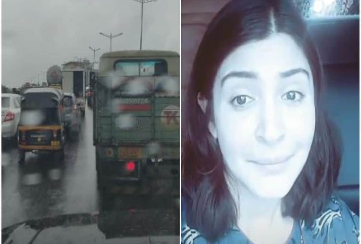 Anushka Sharma Shared video Instagram after she was caught in Mumbai traffic amid the heavy rains