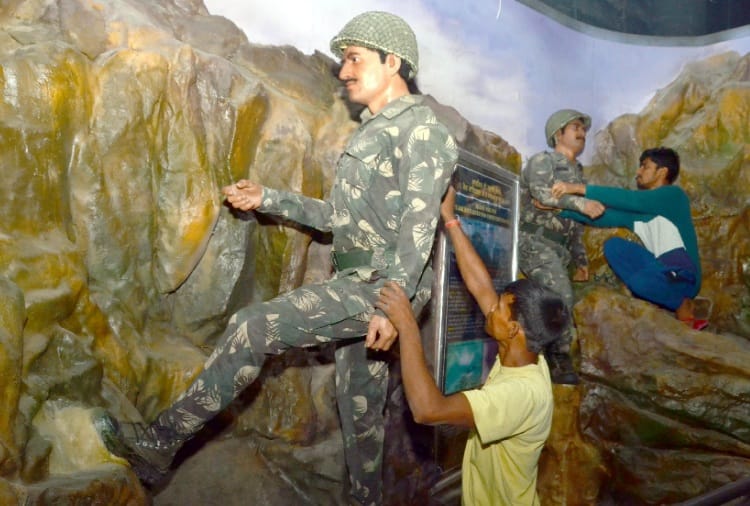 War Memorial and Indian Army Battles Scenes Based Art Gallery waiting for Inaugration