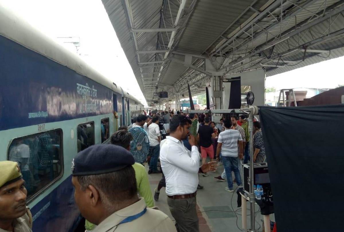 shooting of film at lucknow junction