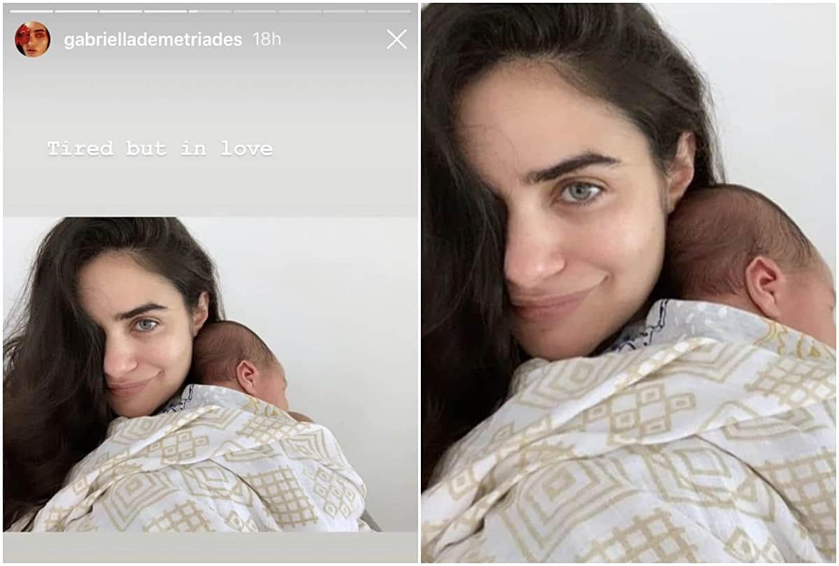 Arjun Rampal Girlfriend Gabriella Demetriades Shared new born baby photo with tired but in love