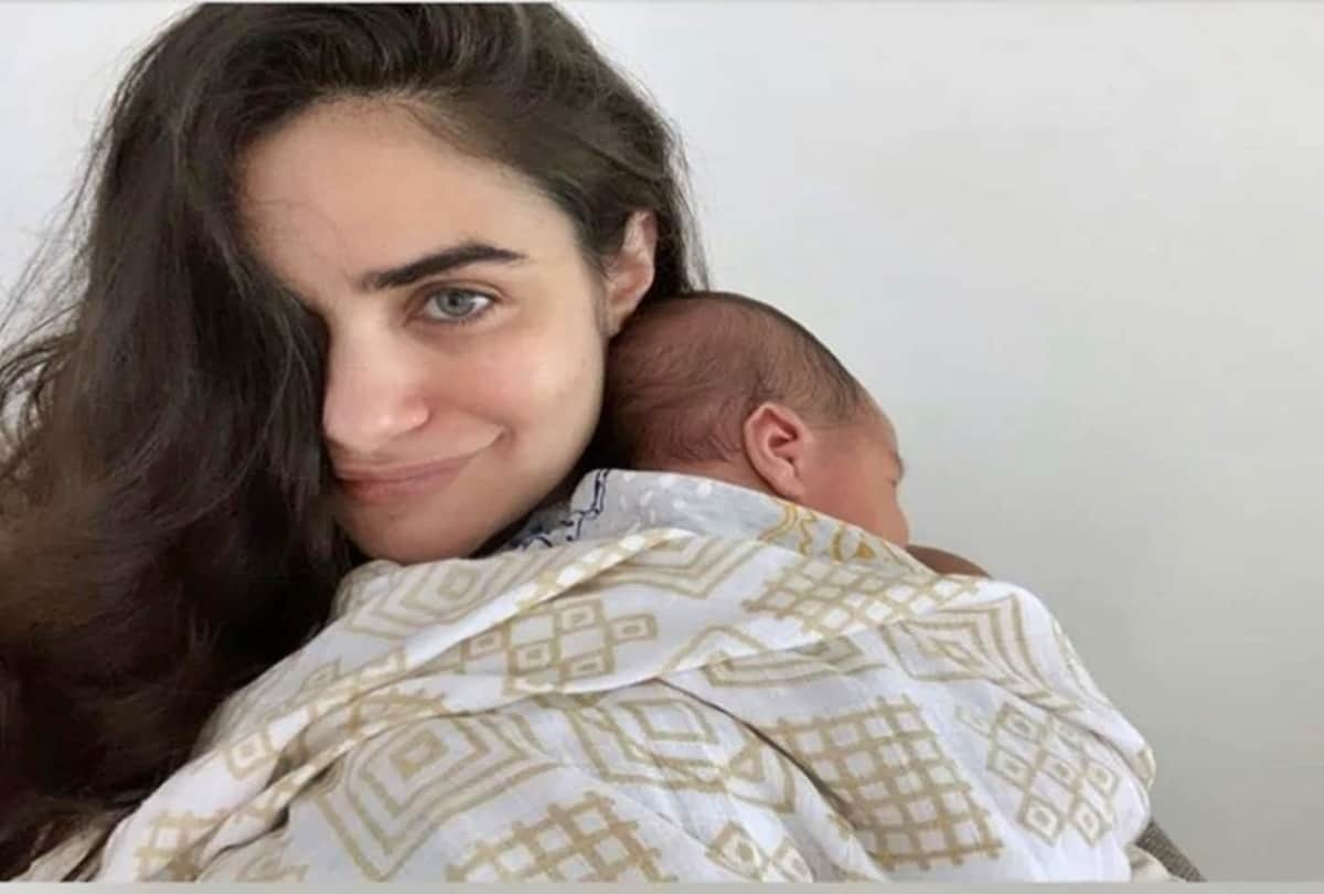 Arjun Rampal Girlfriend Gabriella Demetriades Shared new born baby photo with tired but in love