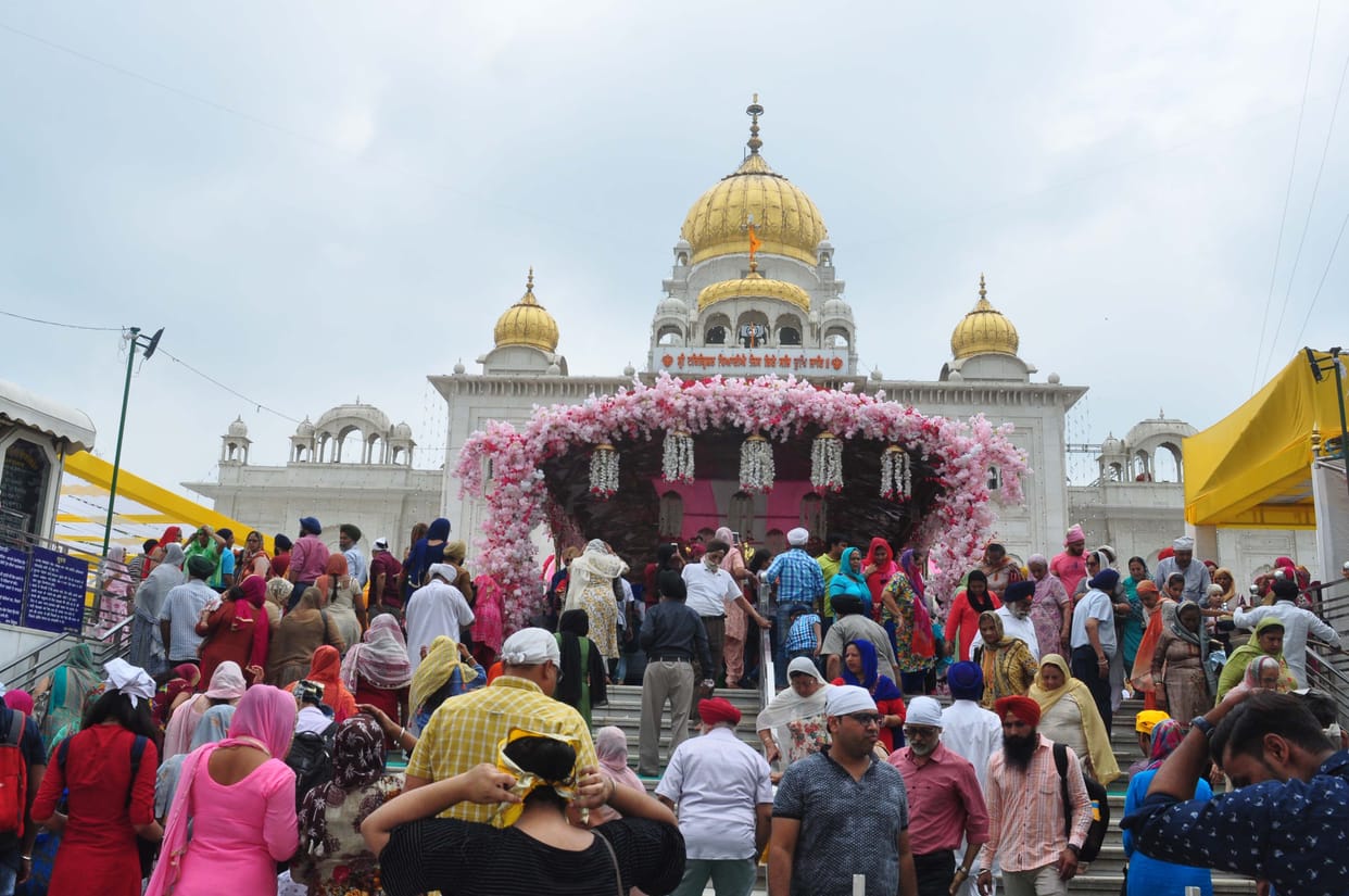 Langar in guru harkishan sahib birthday