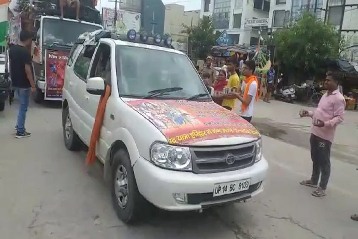 kawad yatra 2019: many lakhs kanwariyas on Delhi Dehradun Highway in West UP