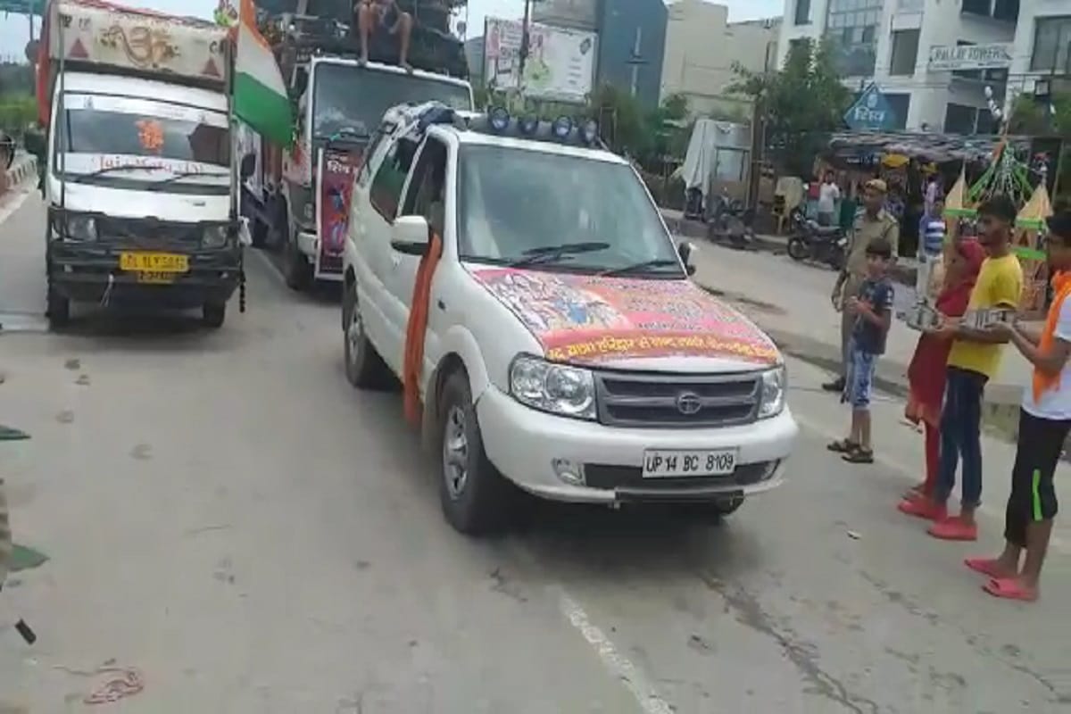 kawad yatra 2019: many lakhs kanwariyas on Delhi Dehradun Highway in West UP