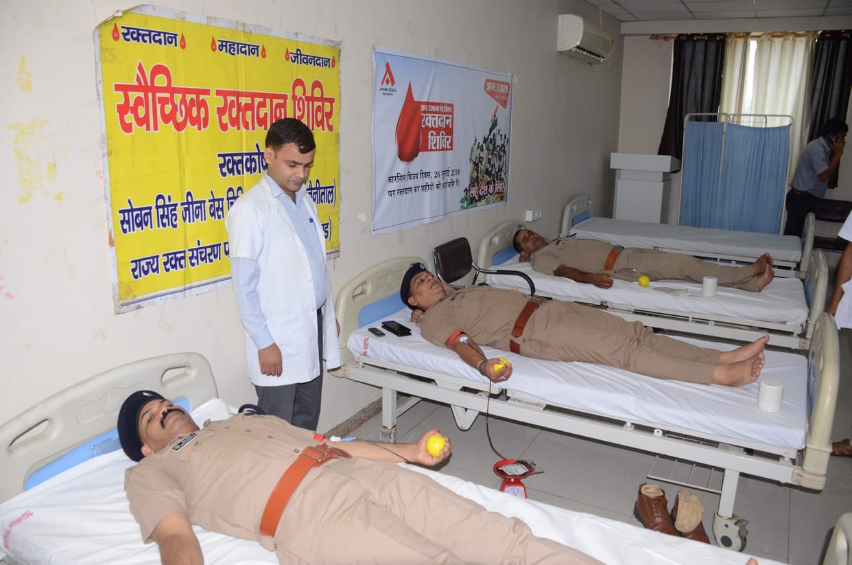 Donated blood to martyrs