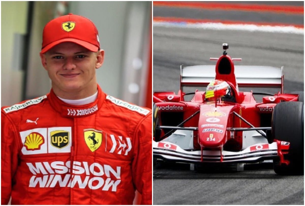 Mick Schumacher paid his tributes to father michael Schumacher by driving his formula one car