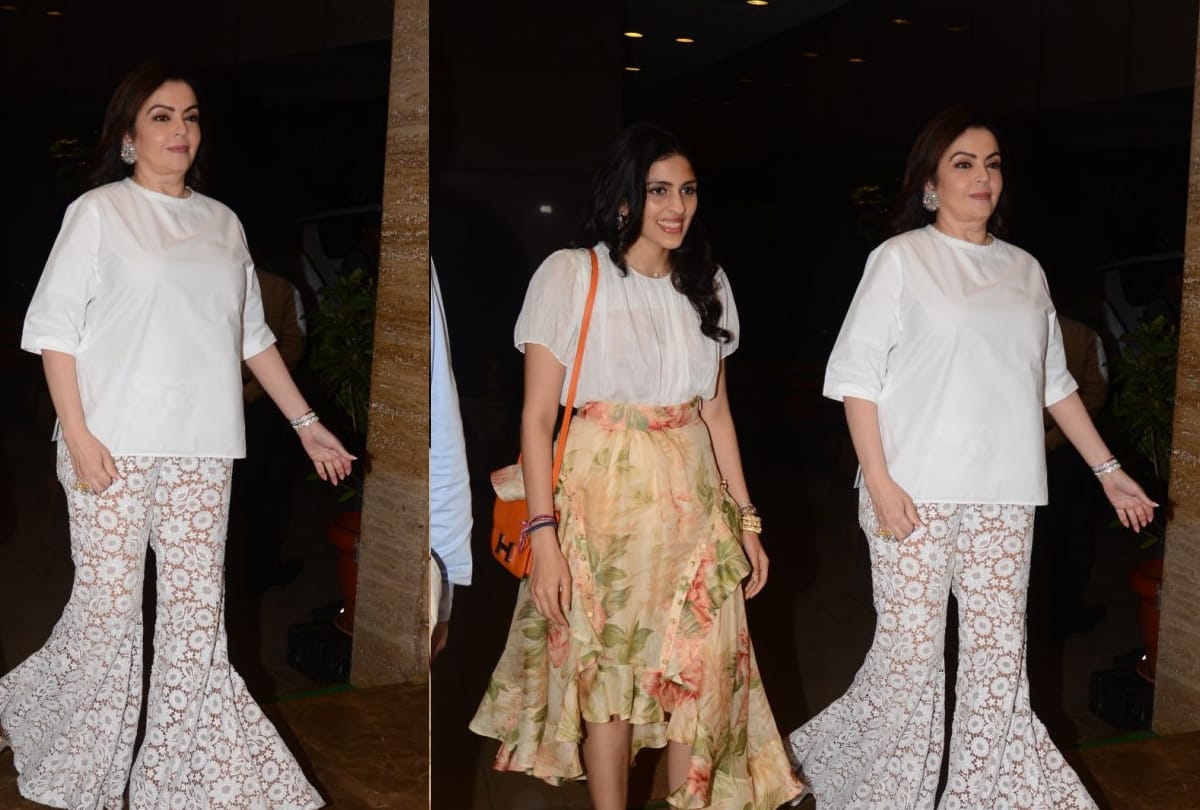 Nita Ambani Shloka Mehta and Radhika Merchant looks glamorous in these pictures