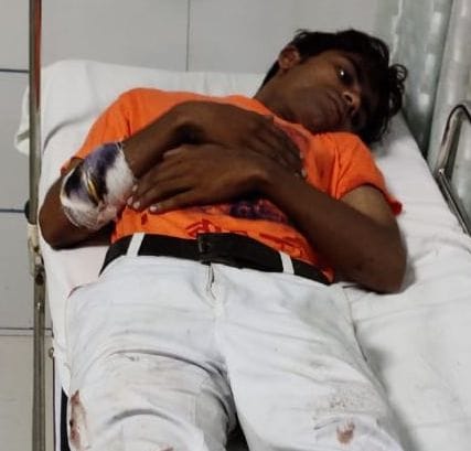 Ten casualties injured in accident
