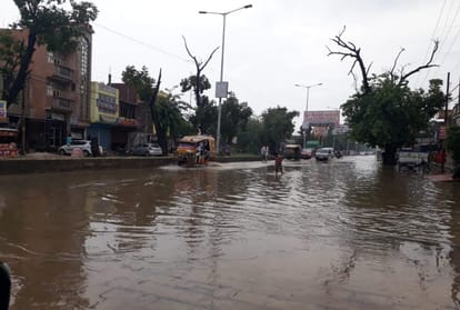 Delhi monsoon weather before and after rainfall