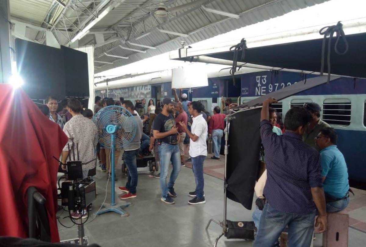 shooting of film at lucknow junction