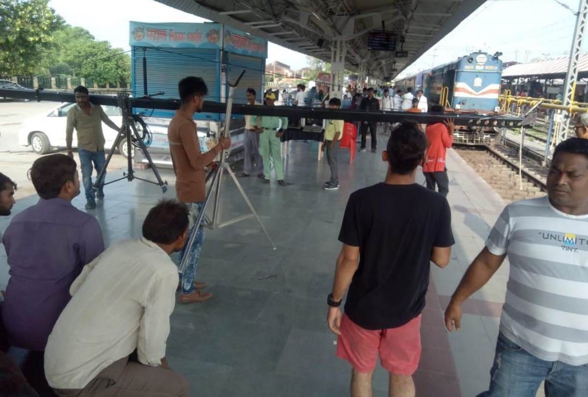 shooting of film at lucknow junction