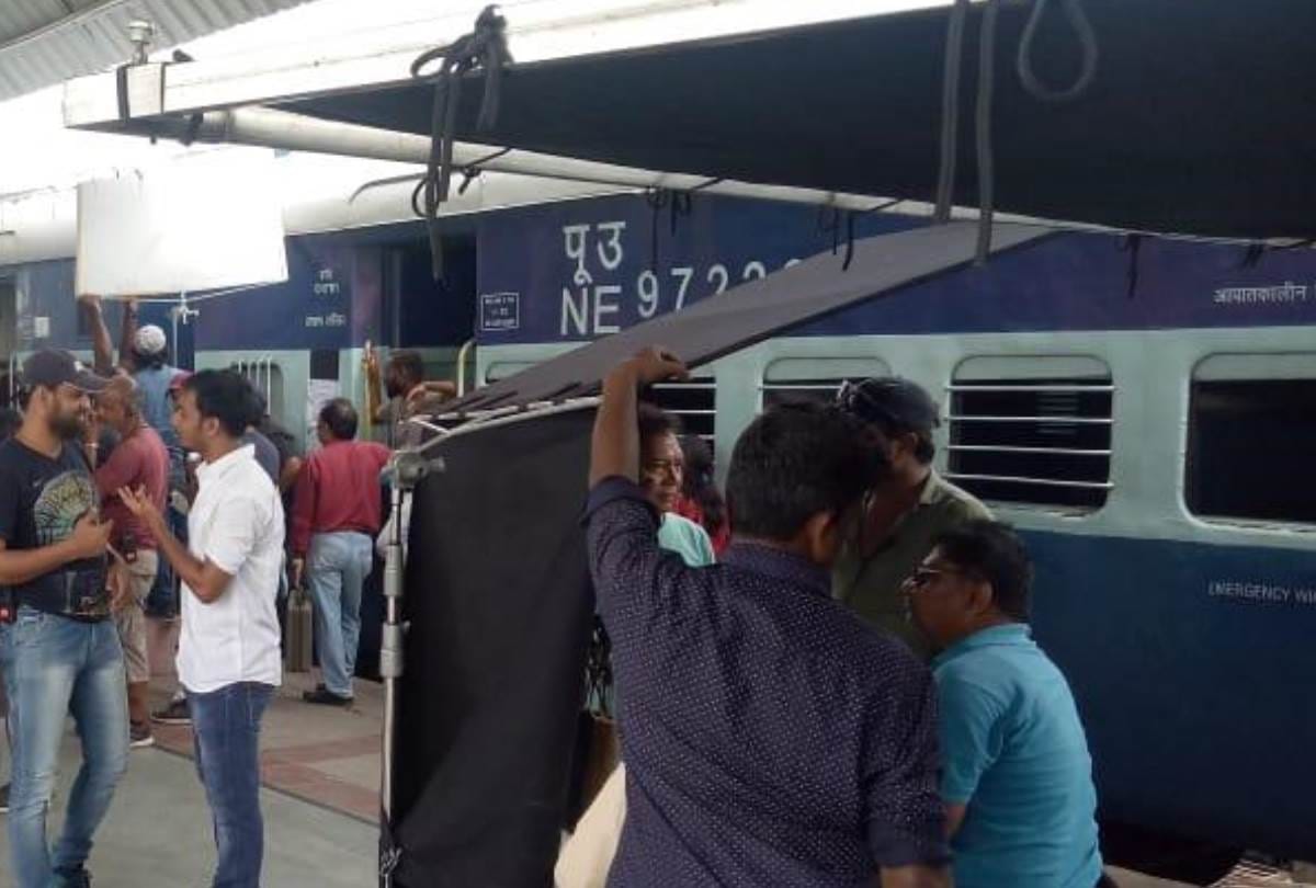 shooting of film at lucknow junction