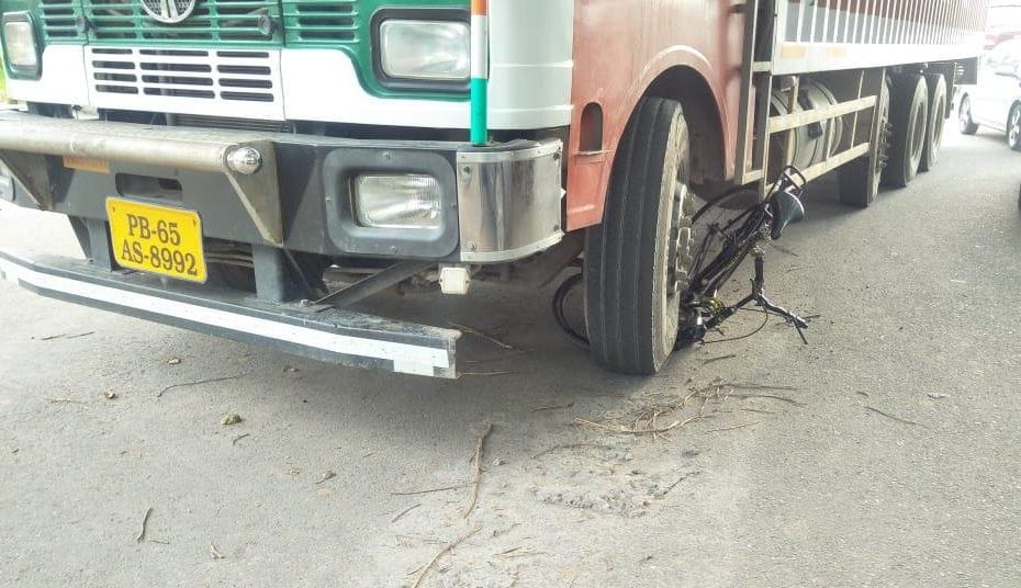 cycle accident chd