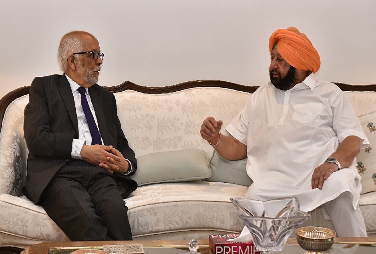 Ambassador of nepal meets captain amrinder singh